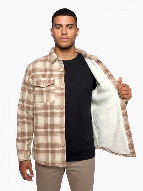 Herren Flanellhemd Givi M