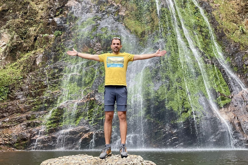 Herren T-Shirt aus Baumwolle Tee Lake M