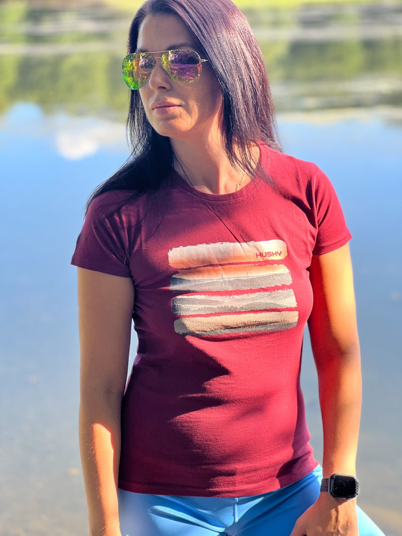 Damen-T-Shirt aus Baumwolle Tee-Vane L