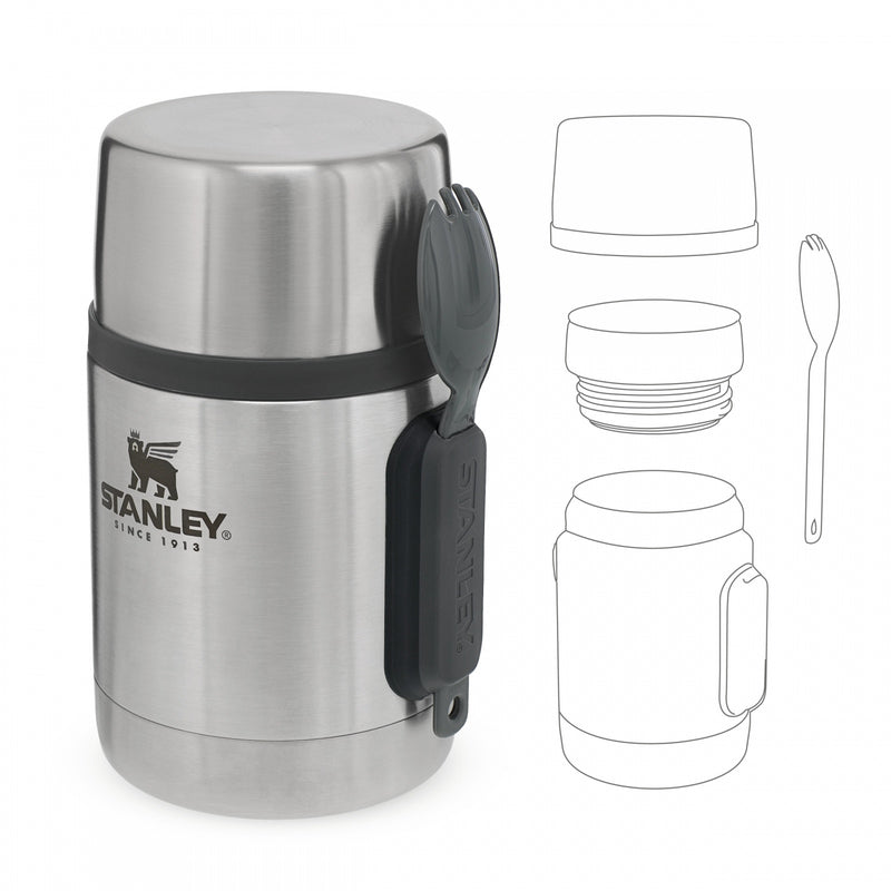 Thermosflasche mit Löffel Adventure series