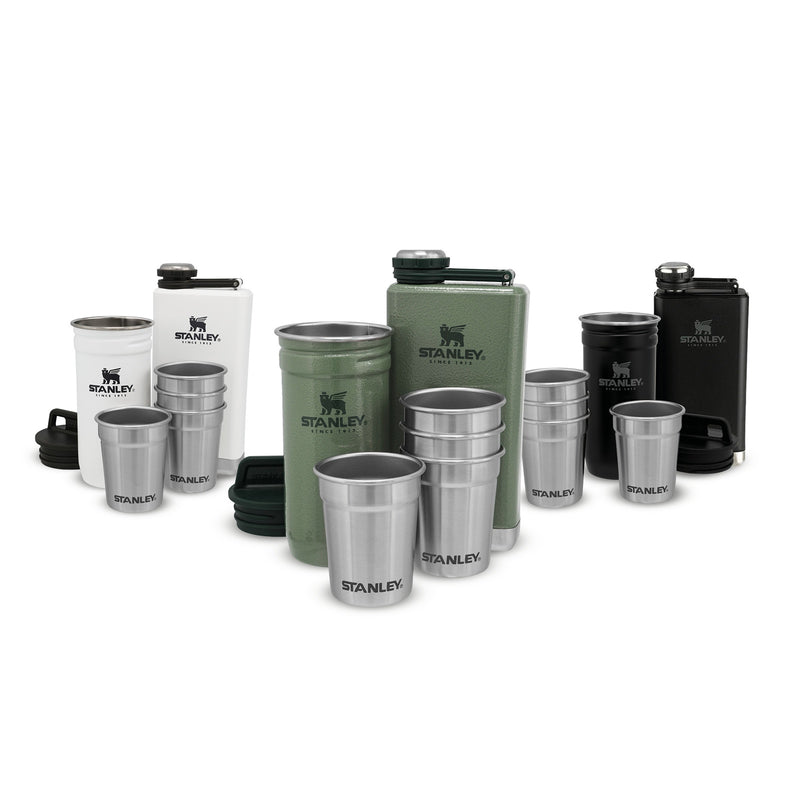 Flachmann Set + 4 Schnapsbecher Adventure series