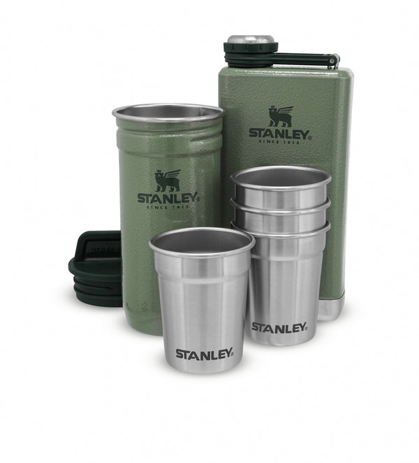 Flachmann Set + 4 Schnapsbecher Adventure series
