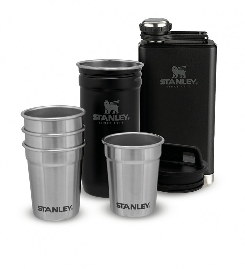 Flachmann Set + 4 Schnapsbecher Adventure series
