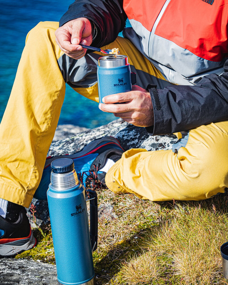 Thermosflasche mit Löffel/Gabel Essset