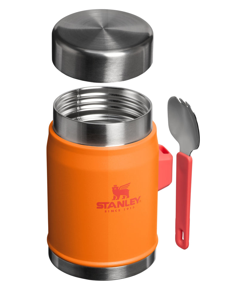 Thermosflasche mit Löffel/Gabel Essset