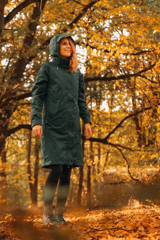 Hardshell-Mantel für Damen Nut L