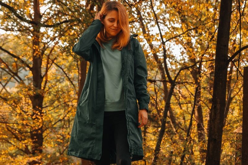 Hardshell-Mantel für Damen Nut L