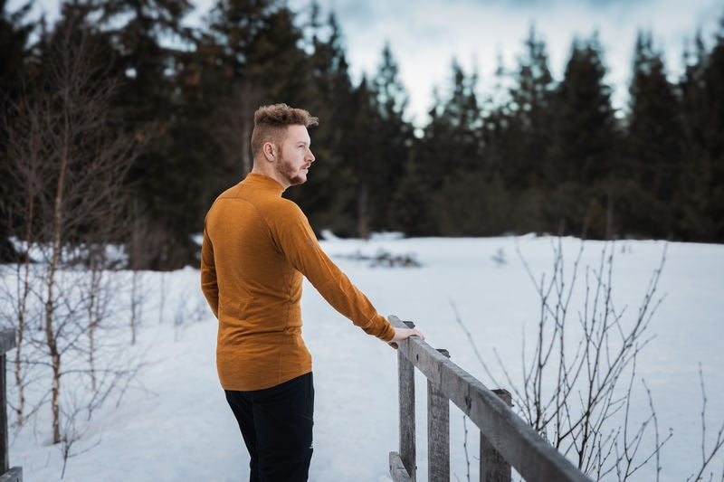 Merino-Thermounterwäsche T-Shirt Merow zip M