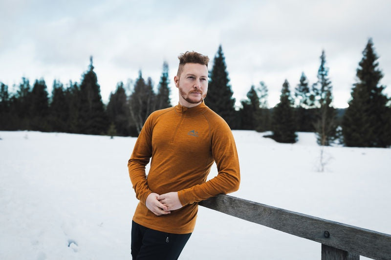 Merino-Thermounterwäsche T-Shirt Merow zip M