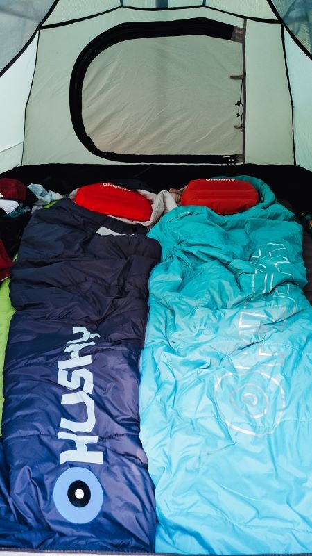 Ultraleichter 3-Jahreszeiten-Schlafsack Mantilla