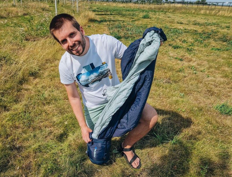 Ultraleichter 3-Jahreszeiten-Schlafsack Mantilla