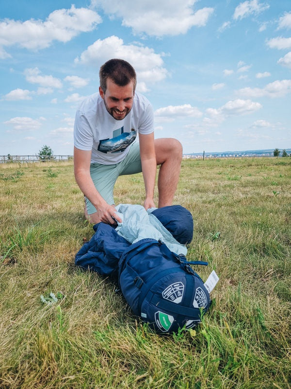 Ultraleichter 3-Jahreszeiten-Schlafsack Mantilla