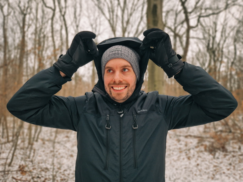 Gefütterte Winterjacke für Herren Nebet M