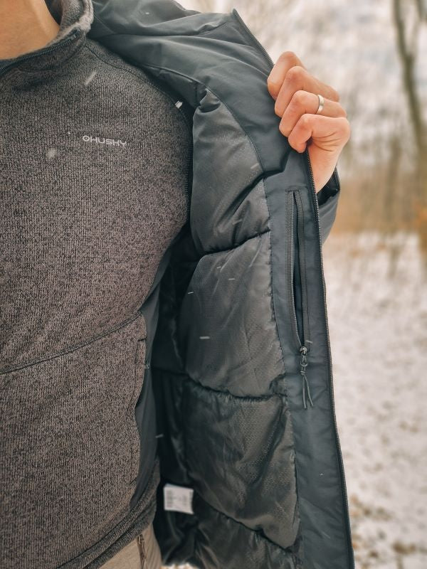 Gefütterte Winterjacke für Herren Nebet M