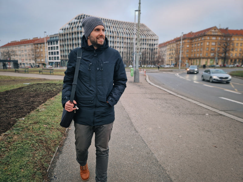 Gefütterte Winterjacke für Herren Nebet M