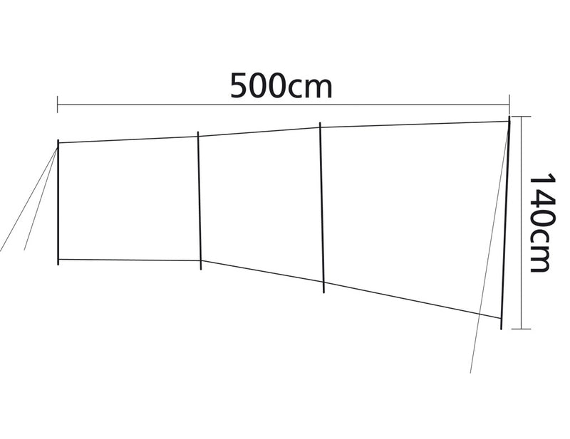 Ersatzteil Windschutz - Popular - 3 teilig