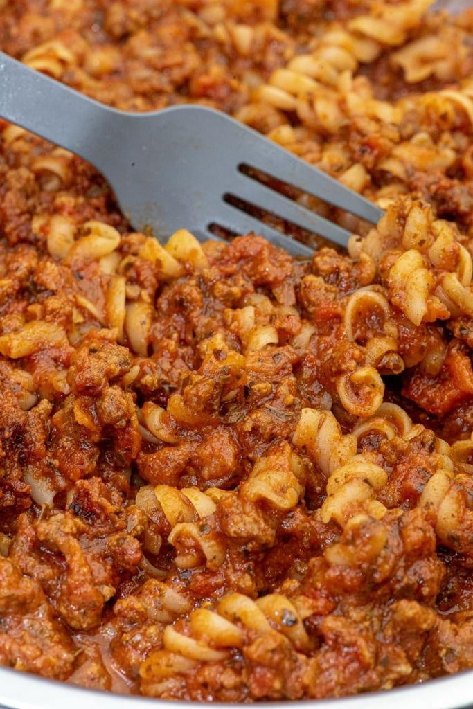 Gefriergetrocknete Nahrung Bolognese