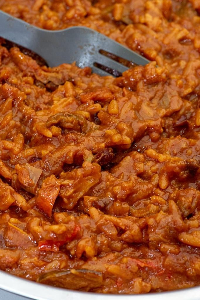 Gefriergetrocknete Mahlzeit Vegetarisches Jalapeño mit Reis
