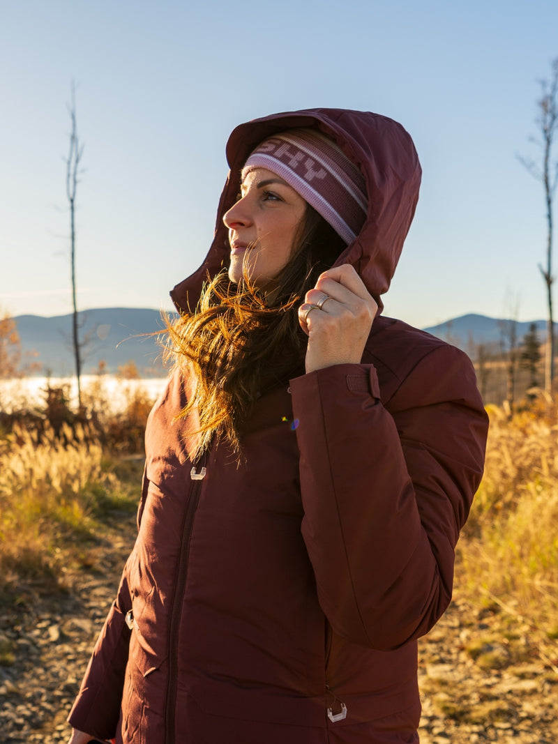 Gefütterter Hardshell-Mantel für Damen Naveli L