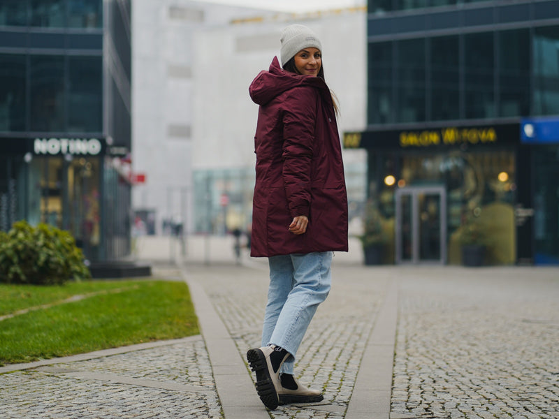 Gefütterter Hardshell-Mantel für Damen Naveli L