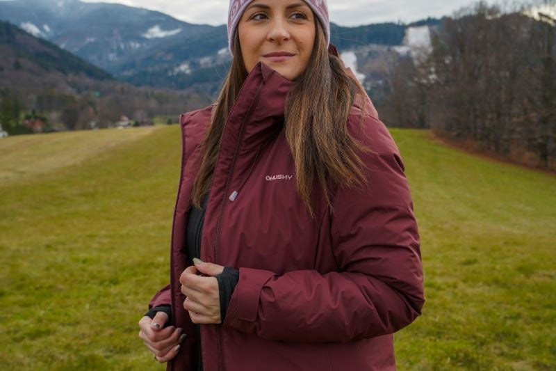 Gefütterter Hardshell-Mantel für Damen Naveli L