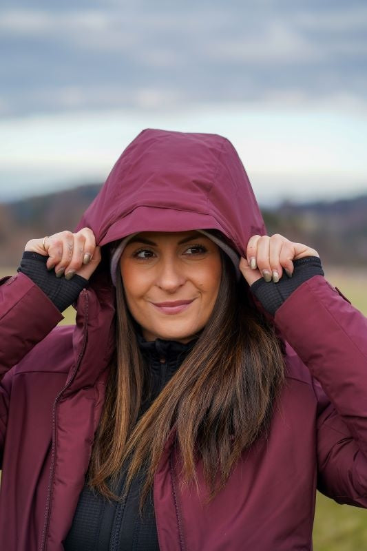Gefütterter Hardshell-Mantel für Damen Naveli L