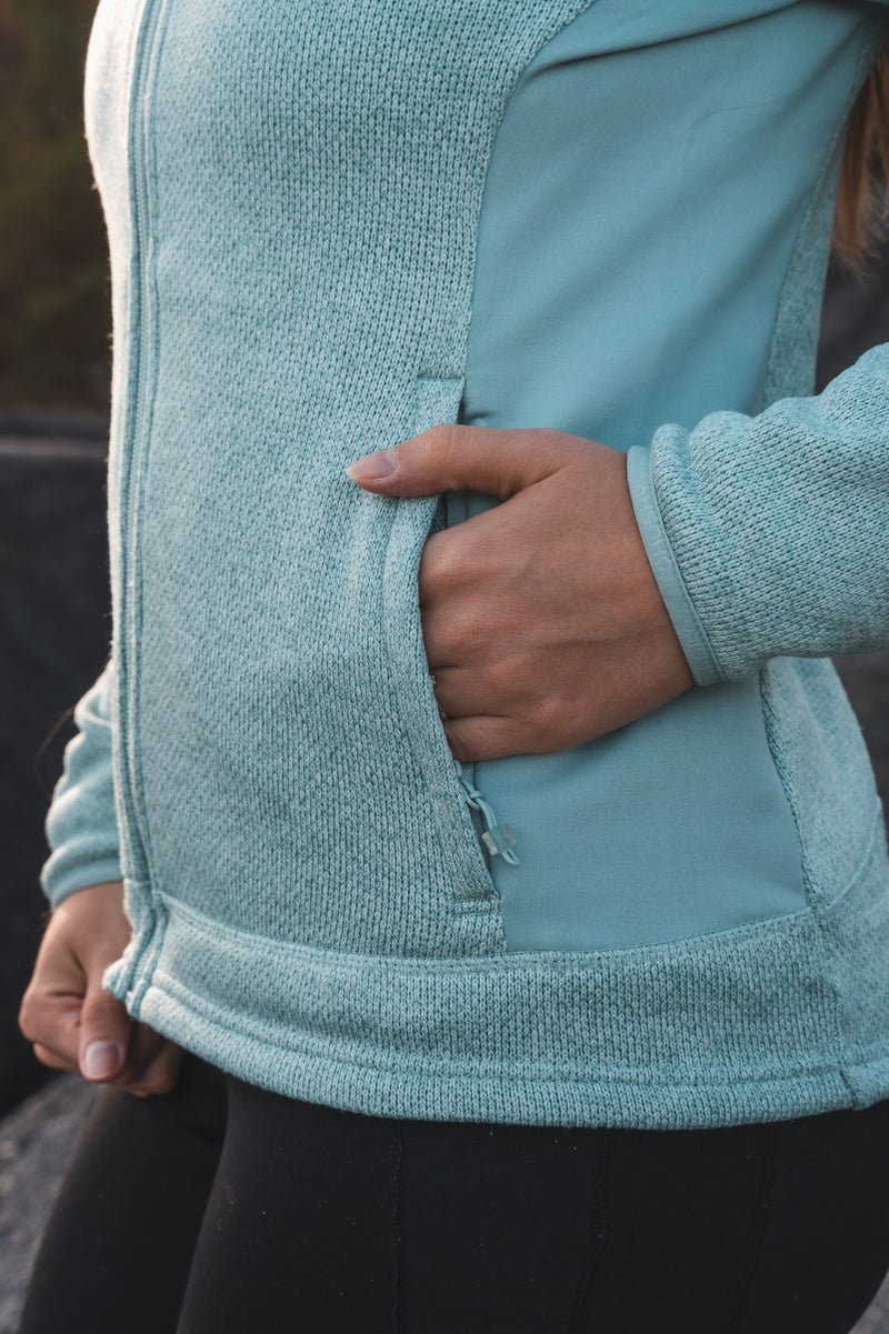 Fleecepullover für Damen mit Reißverschluss Alan L