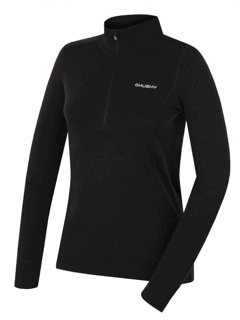 Damen Merino Pullover Aron Zip L