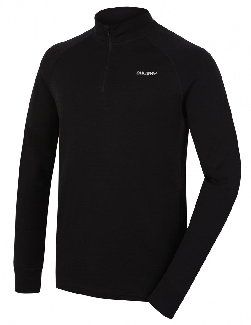Herren Merino Pullover Aron Zip M