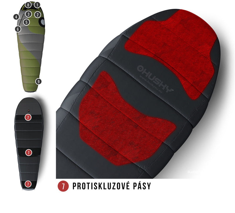 Schlafsack Comfort Aurus -18°C