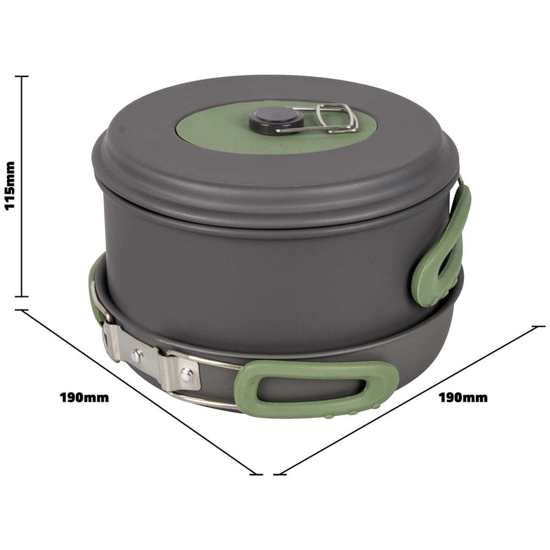 Geschirrset Pfannenset – Explorer – 4-teilig