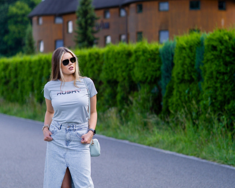 Damen-T-Shirt aus Baumwolle Tee Wild L