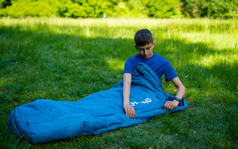 Synthetischer 3-Jahreszeiten-Kinderschlafsack Junior -10 °C