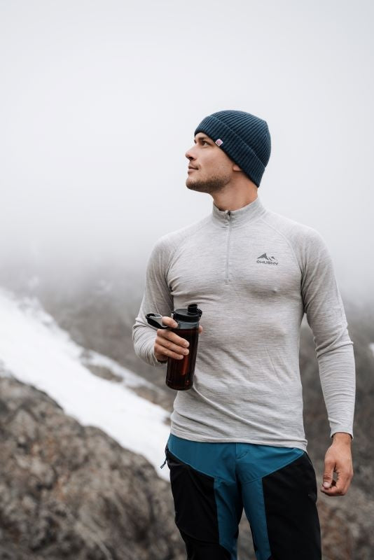 Merino-Thermounterwäsche T-Shirt Merow zip M