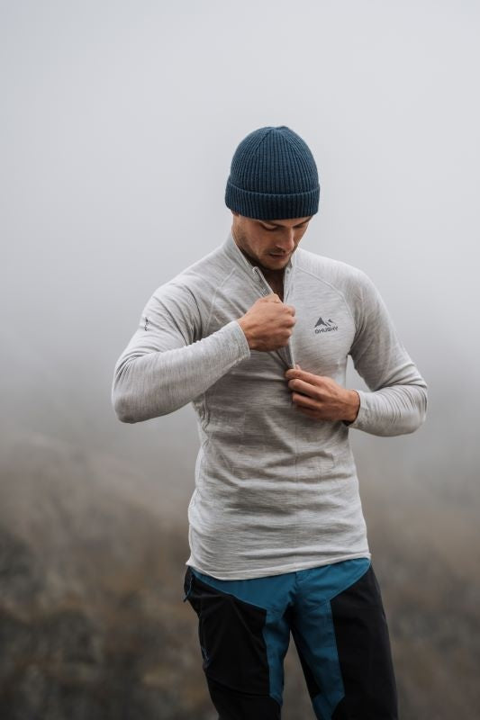 Merino-Thermounterwäsche T-Shirt Merow zip M
