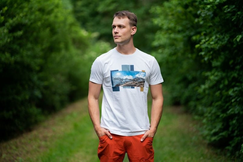 Herren T-Shirt aus Baumwolle Tee Skyline M