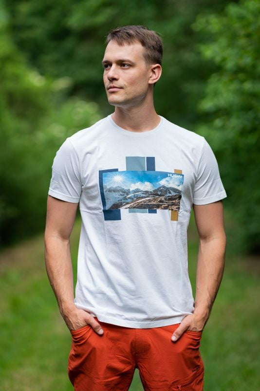Herren T-Shirt aus Baumwolle Tee Skyline M