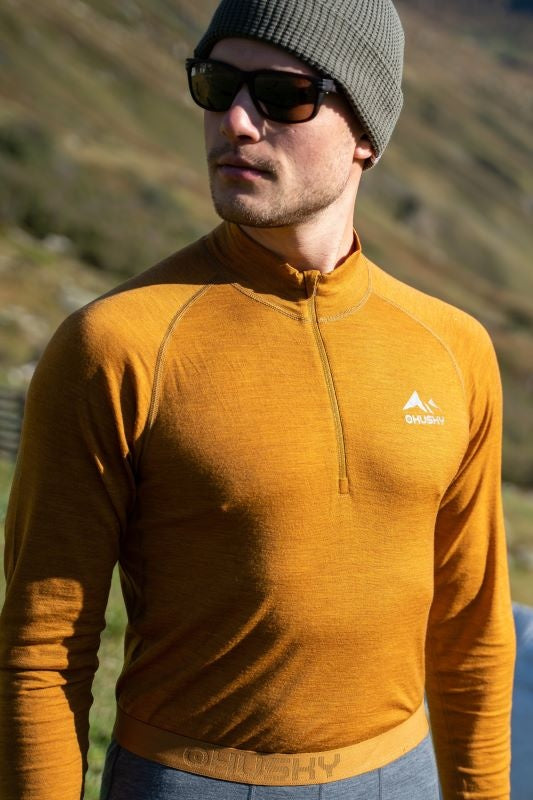 Merino-Thermounterwäsche T-Shirt Merow zip M