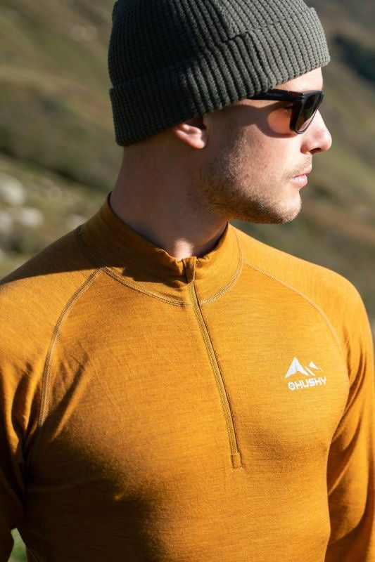 Merino-Thermounterwäsche T-Shirt Merow zip M