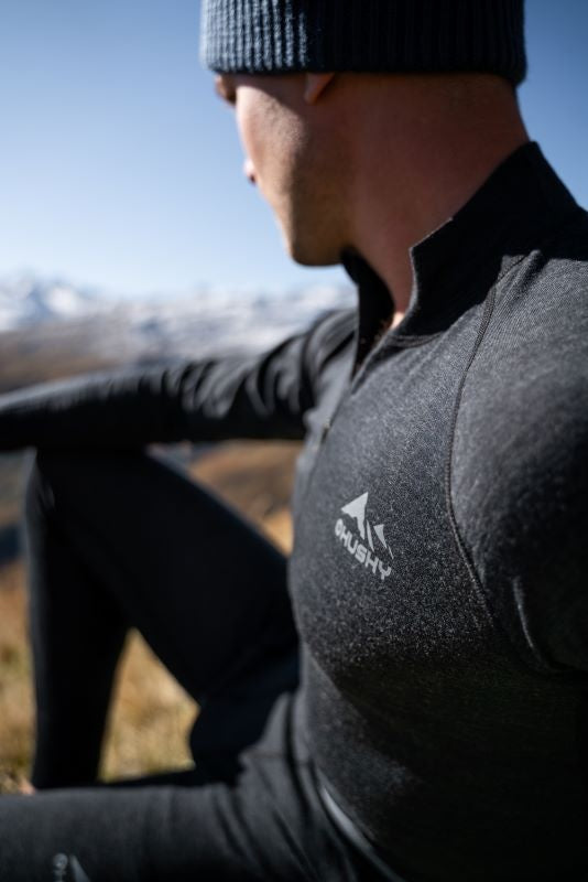 Merino-Thermounterwäsche T-Shirt Merow zip M