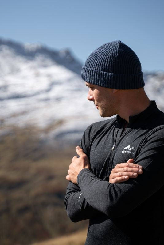 Merino-Thermounterwäsche T-Shirt Merow zip M