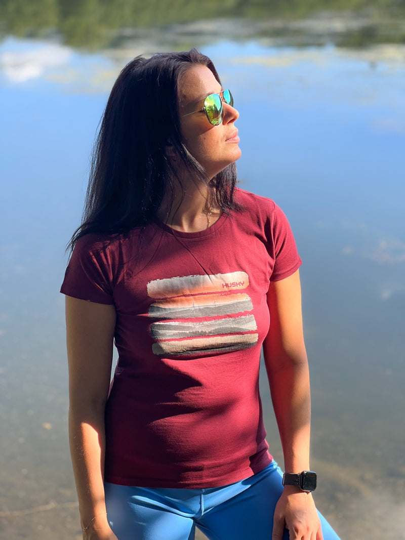 Damen-T-Shirt aus Baumwolle Tee-Vane L
