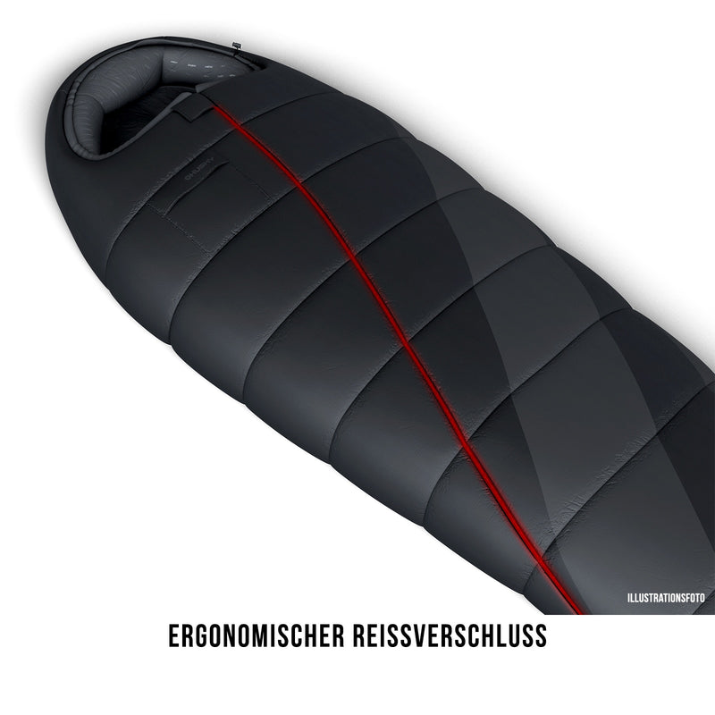 Synthetischer 3-Jahreszeiten-Schlafsack Ember Long -15°C