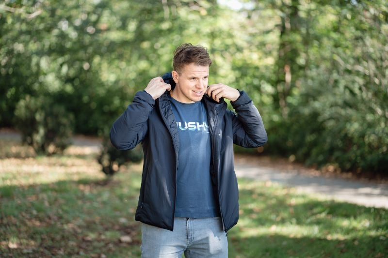 Ultraleichte, gefütterte Herrenjacke Nitri M