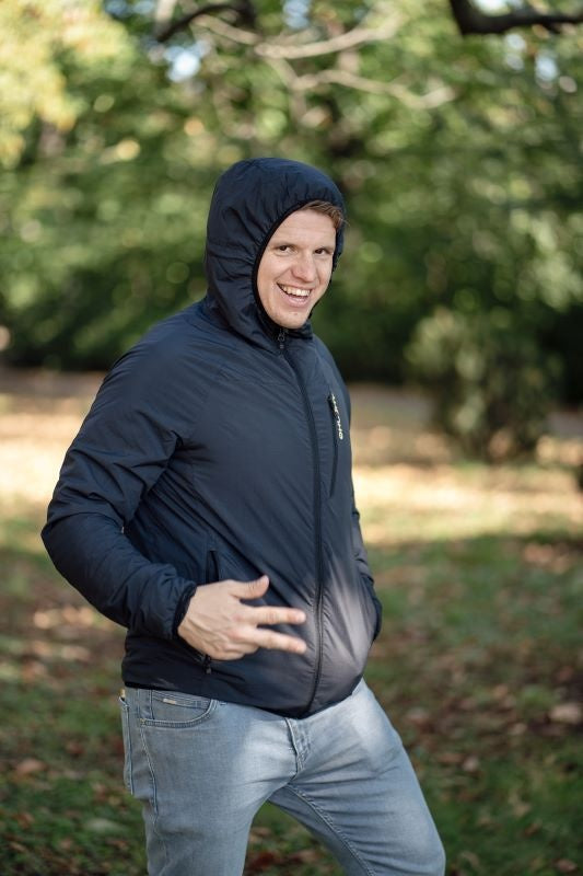 Ultraleichte, gefütterte Herrenjacke Nitri M