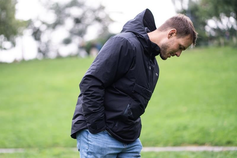 Herren Hardshell gefütterte Jacke Nesebi M
