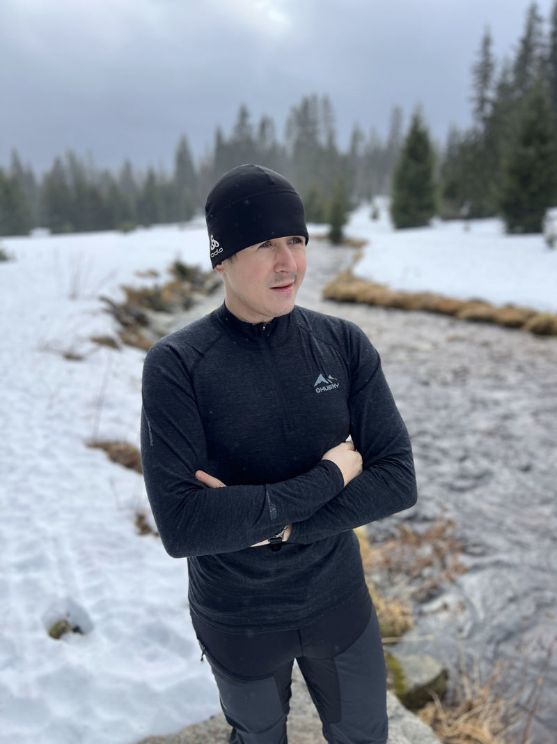 Merino-Thermounterwäsche T-Shirt Merow zip M