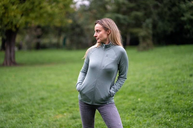 Damen-Merinowoll-Fleecejacke Alou L