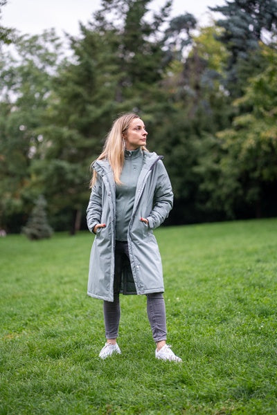 Damen Hardshell gefütterter Mantel Narvik L