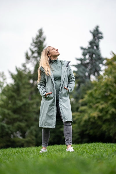 Damen Hardshell gefütterter Mantel Narvik L